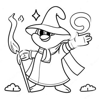 Ralsei With Magical Powers Coloring Page 64394-50969