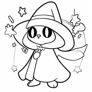 Ralsei With Magical Powers Coloring Page 64394-50971