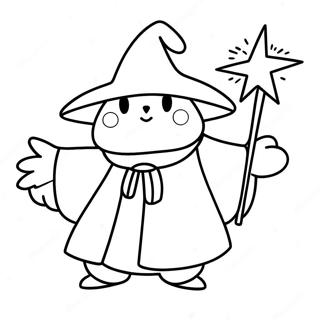 Ralsei With Magical Powers Coloring Page 64394-50972