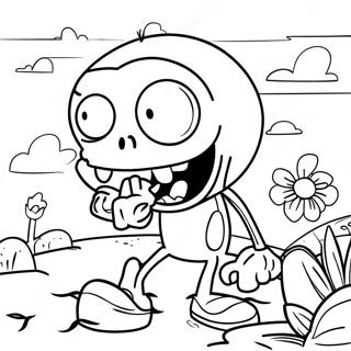 Plants Vs Zombies 2 Coloring Pages