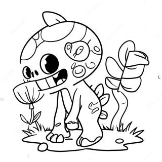 Plants Vs Zombies 2 Coloring Page 64403-50963