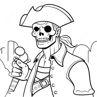 Zombie Pirate Coloring Page 64404-50973