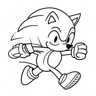 Sonic The Hedgehog Schnelles Ausmalbild 64434-50989