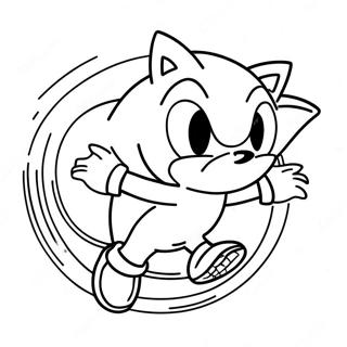 Sonic The Hedgehog Schnelles Ausmalbild 64434-50991