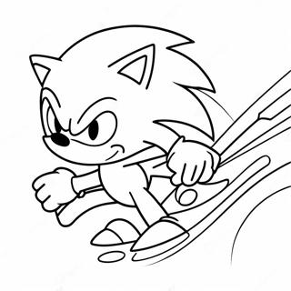 Sonic The Hedgehog Schnelles Ausmalbild 64434-50992