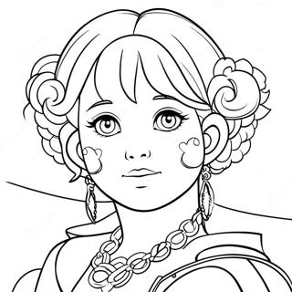 Mina Ashido Coloring Page 64443-51011