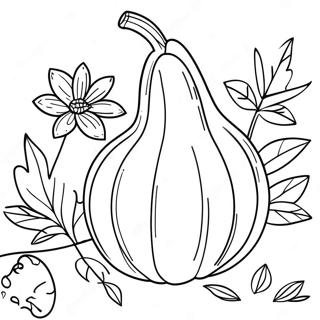 Gourd Coloring Pages