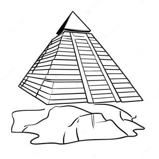 Mysterisk Egyptisk Pyramid Fargeleggingsark 64514-51057