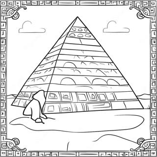 Pagina Da Colorare Della Misteriosa Piramide Egizia 64514-51059