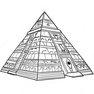 Pagina Da Colorare Della Misteriosa Piramide Egizia 64514-51060