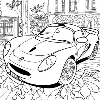 Lotus Car Coloring Page 64543-51075