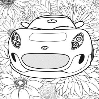 Sporty Lotus Car Coloring Page 64544-51078