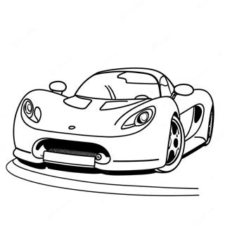 Sporty Lotus Car Coloring Page 64544-51079