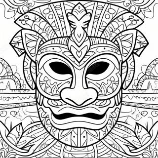 Polynesian Coloring Pages