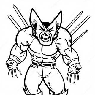 Wolverine Kid Coloring Page 64593-51106