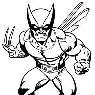 Wolverine Kid Coloring Page 64593-51107