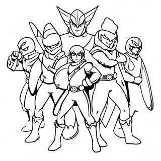 Spirit Rangers Coloring Page 64603-51118