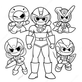 Spirit Rangers Coloring Page 64603-51120