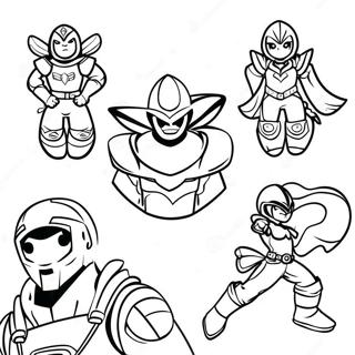 Spirit Rangers Adventure Coloring Page 64604-51121