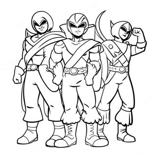 Spirit Rangers Adventure Coloring Page 64604-51122