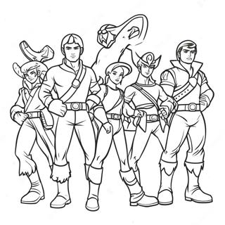 Spirit Rangers Adventure Coloring Page 64604-51124