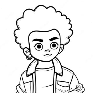 Huey Freeman Boondocks Boyama Sayfası 6461-5133