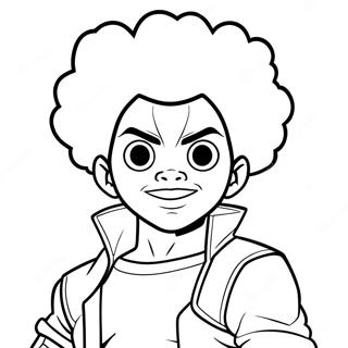 Page À Colorier De Huey Freeman Des Boondocks 6461-5136