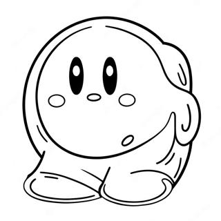 Ice Kirby Coloring Pages