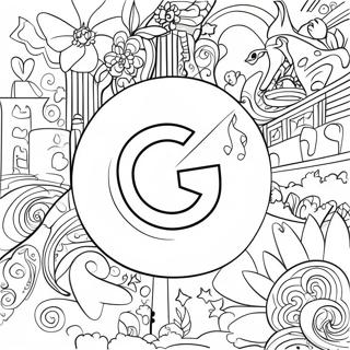 Google Logo Coloring Page 64653-51162