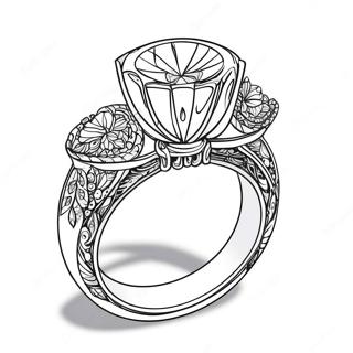 Simple Ring Coloring Page 64663-51186