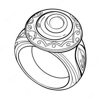 Simple Ring Coloring Page 64663-51187