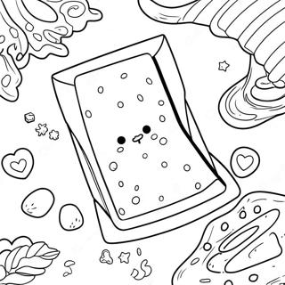 Pop Tart Coloring Pages