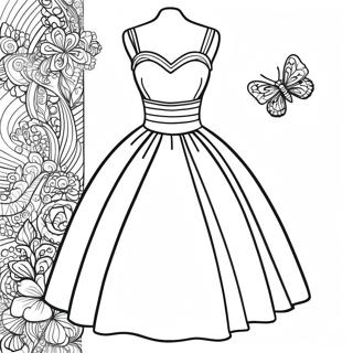 Fashionable Chic Coloring Pages