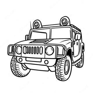 Hummer Coloring Page 64733-51234