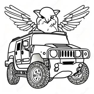 Hummer Coloring Page 64733-51236