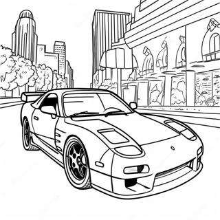 Rx7 Sports Car Coloring Page 64743-51229