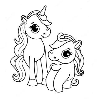 Sisters Series 3 Unicorn Lol Coloring Pages