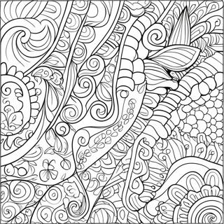 Velvet And Veneer Textured Patterns Coloring Page 6480-5150