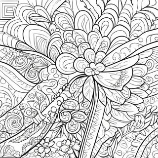 Velvet And Veneer Textured Patterns Coloring Page 6480-5151