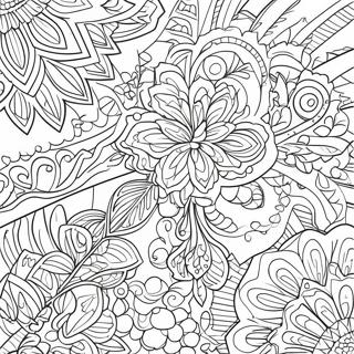 Velvet And Veneer Textured Patterns Coloring Page 6480-5152