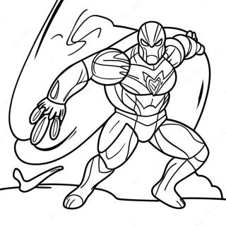 Max Steel Colorful Action Figure Coloring Page 64813-51322