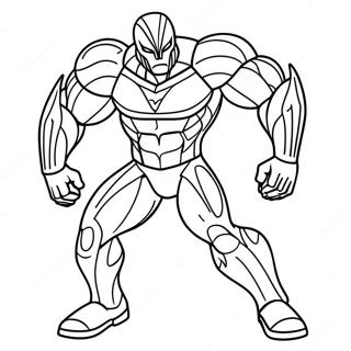 Max Steel Colorful Action Figure Coloring Page 64813-51323