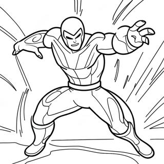 Max Steel Dynamic Battle Scene Coloring Page 64814-51295