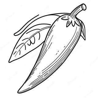 Chili Pepper Coloring Page 64843-51315