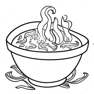 Spicy Chili Bowl Coloring Page 64844-51318