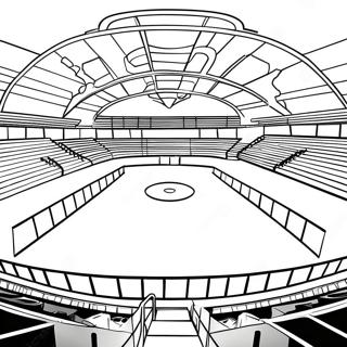 Hockey Rink Coloring Page 64863-51332