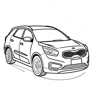 Раскраска Kia 64883-51357