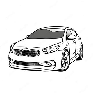 Раскраска Спортивного Автомобиля Kia 64884-51341