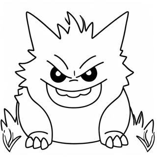 Gengar Coloring Page 6490-5167