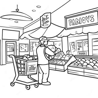 Trader Joe's Coloring Pages